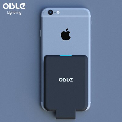 Oisle mini clipe de volta bateria para iphone 12 11x7 8 6 plus se xs max xr se2 magro backup externo caso carregador de bateria power bank: IOS-4500mah-Black