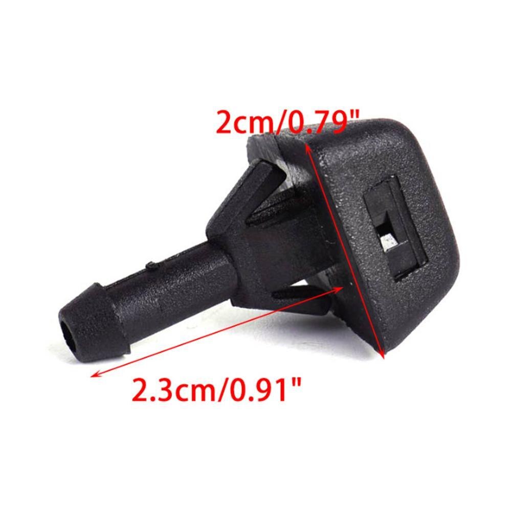 2Pcs Windscreen Washer Wipers Parts Vehicle Fan Shaped Washer C70 S40 Jet Nozzle Spray S80 For Volvo Windshield XC90 Wiper V9G9