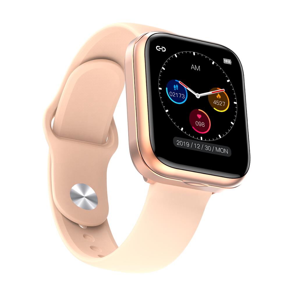 Ai smartwatch met bluetooth-oortelefoon, hartslagmeter, slimme polsband, smartwatch voor mannen en vrouwen, sportoortelefoon: Goud