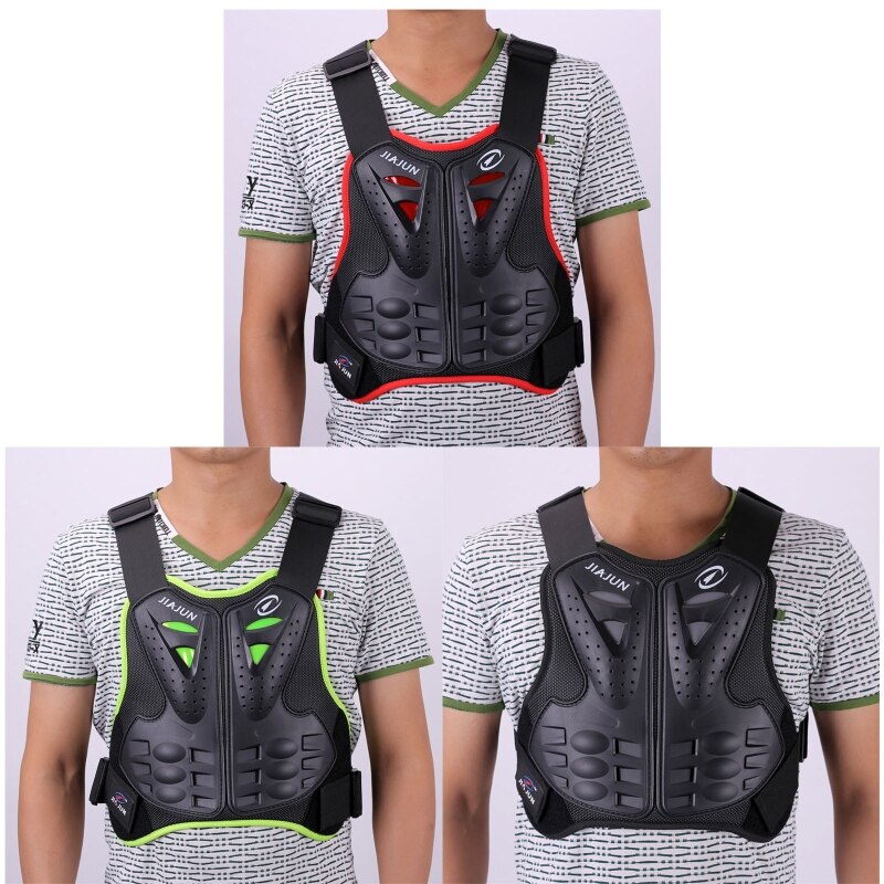 Adult Dirt Bike Body Armor Protective Gear Chest Back Protector Protection Vest