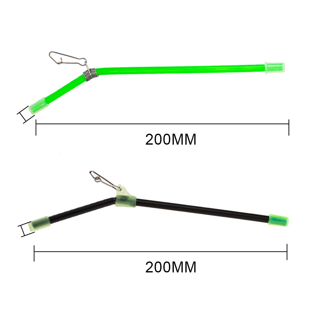 20Pcs Zee Vissen Anti-Tangle Boom Tube Balance Connector Anti Gieken Glow In Nacht Vissen Rig Gebogen Gieken visgerei