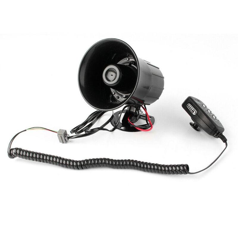 100w bil advarsel alarm bil motor horn 12v mikrofon system højt horn 6 sirene højttaler højttaler brand lyd  o7 c 4