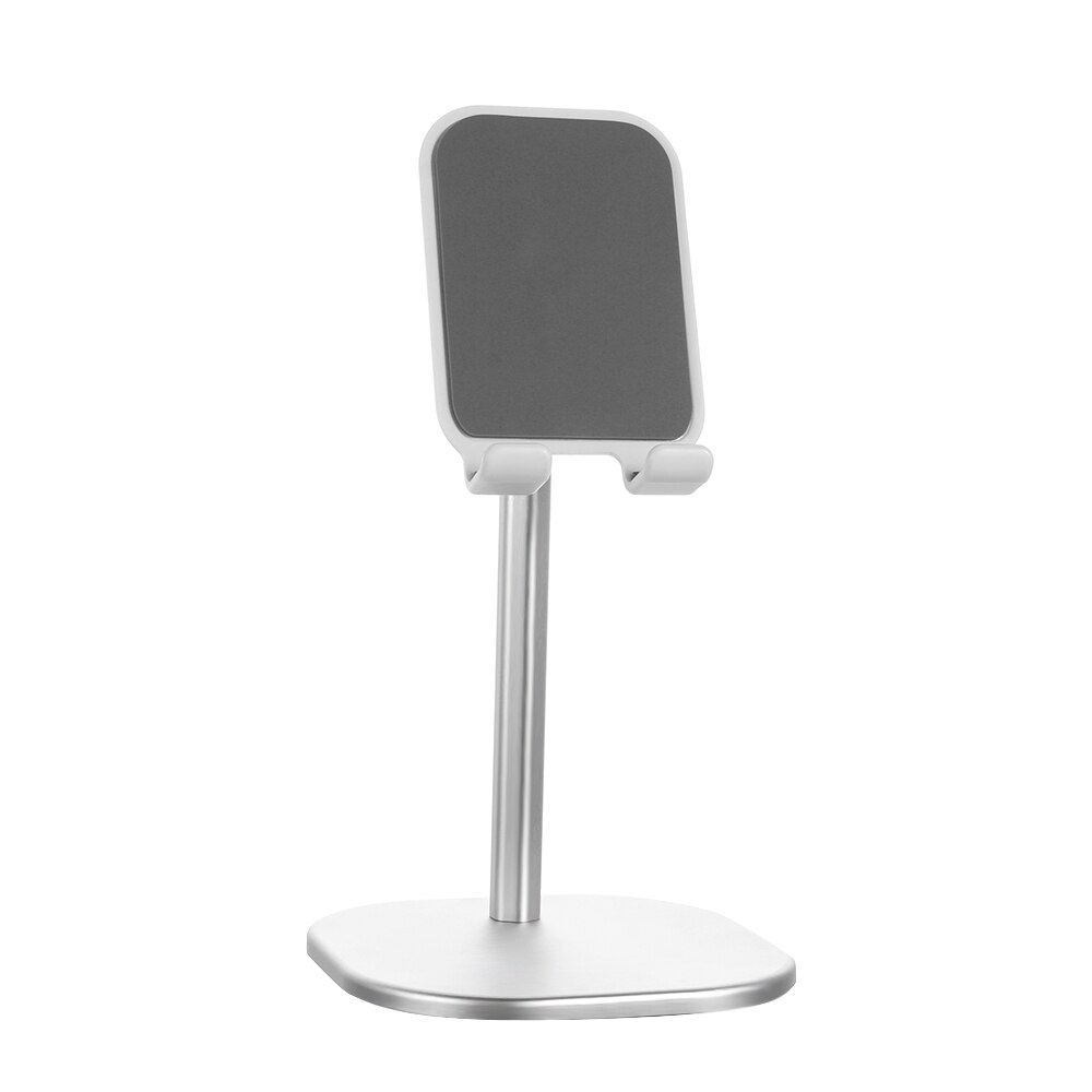 Neue Teleskop Handy Desktop-ständer Halter Schreibtisch Tisch Halterung Für IPhone Tablet Tragbare Holding Zubehör: Telescopic Silver