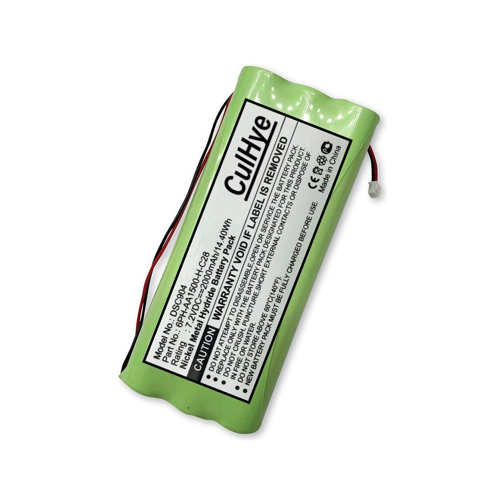 7.2V Ni-Mh Replacement Battery for Alarm DSC 6PH-AA1500-H-C28, 9047 Powerseries Security System, SCW9045, Direct Sensor, 2000mAh