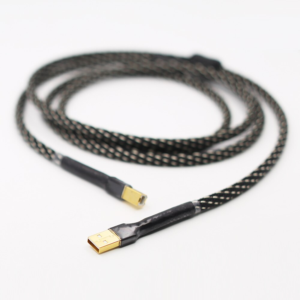 Premium USB A-B Digital Audio Cable for Hi-Res DAC & Studio Sound Card Systems