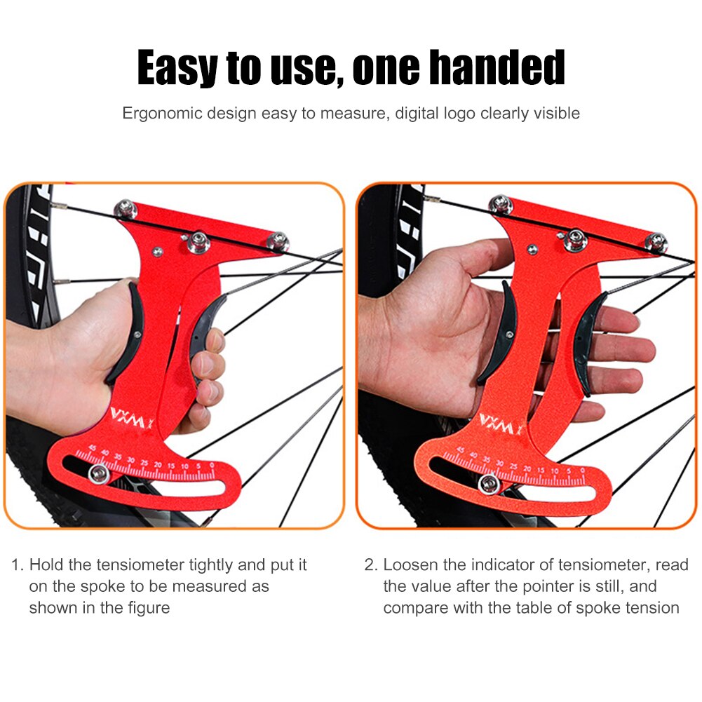 Bicycle Spoke Tension Meter Sturdy Road Bike Indicator Meter Tensiometer - View #11