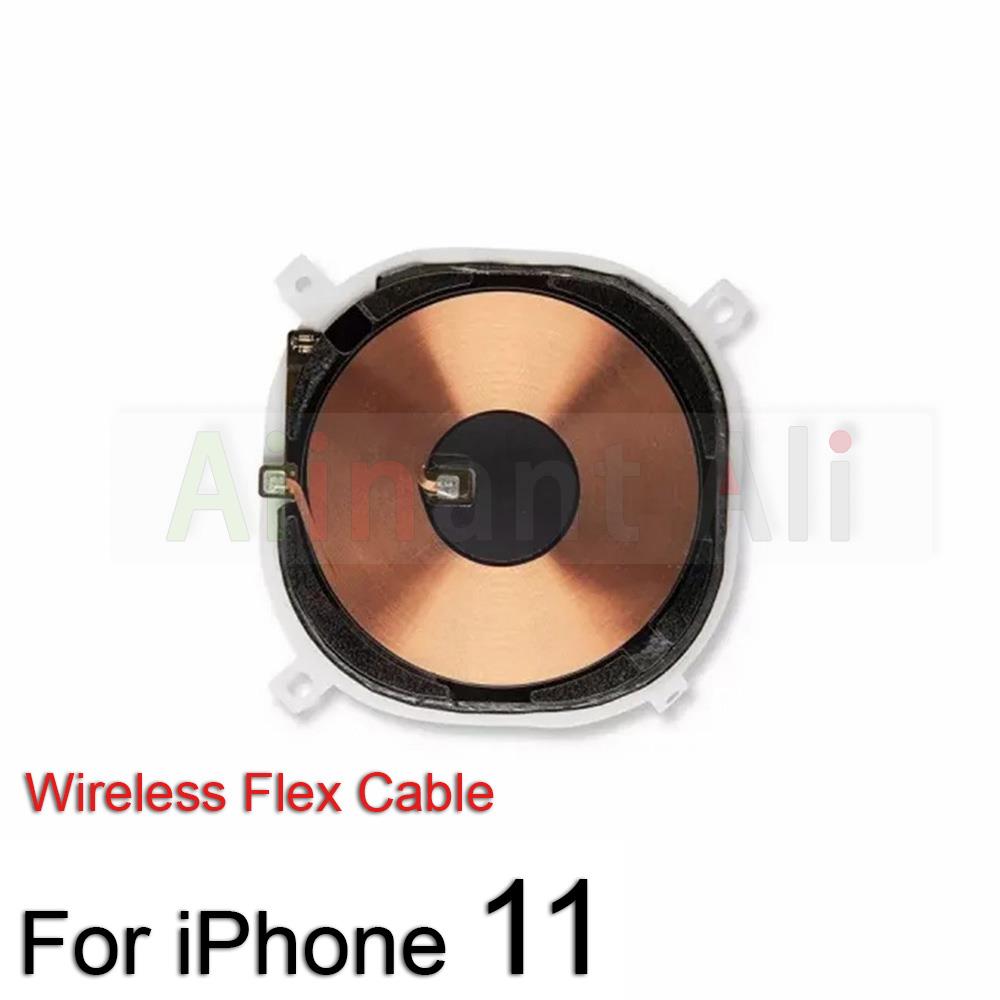 Originele Power Volume Knoppen Mute Draadloze Opladen Flash Licht Macht Flex Kabel Voor Iphone 11 Pro 11Pro Max Reparatie Onderdelen: 11 Wireless