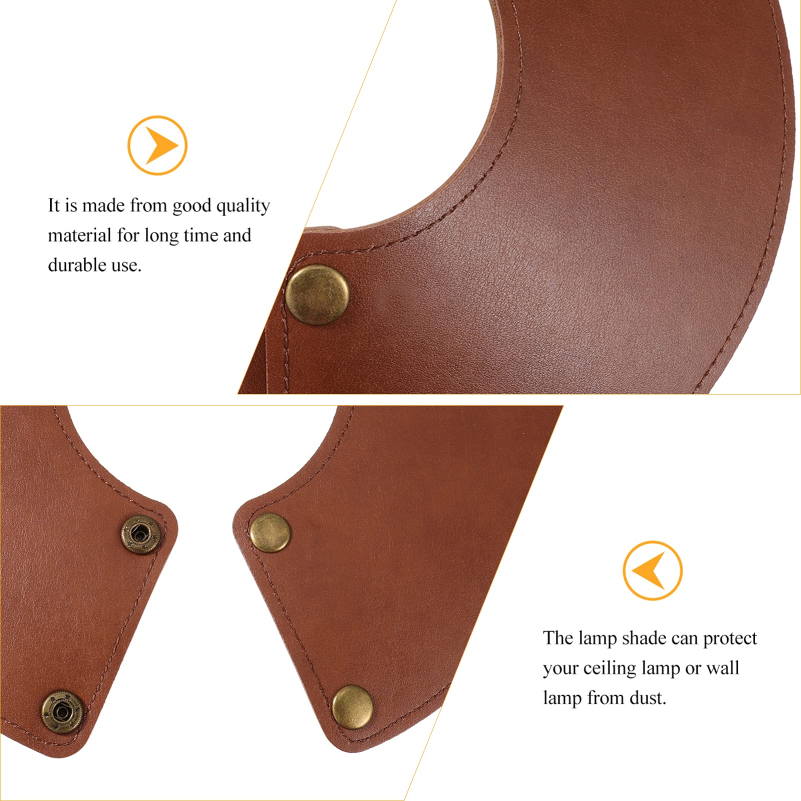 Lampenkap Lederen decoratieve hanglamp Lampenkap voor thuisbar Pub