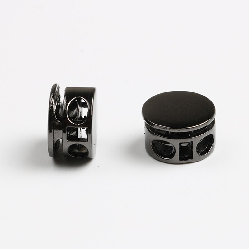 Clip pour vêtements, cordon de serrage, en alliage bouchon de cordon, embouts en corde à pression, 2 trous, cordon de serrage, accessoires pour vêtements, lacets