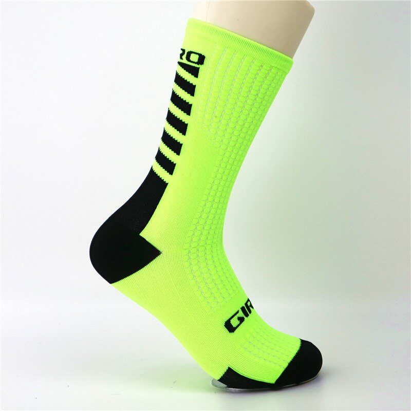 Men Women Socks Bike Bicycle Breathable Summer Road Sports Mtb Pois Cycling Socks: Green