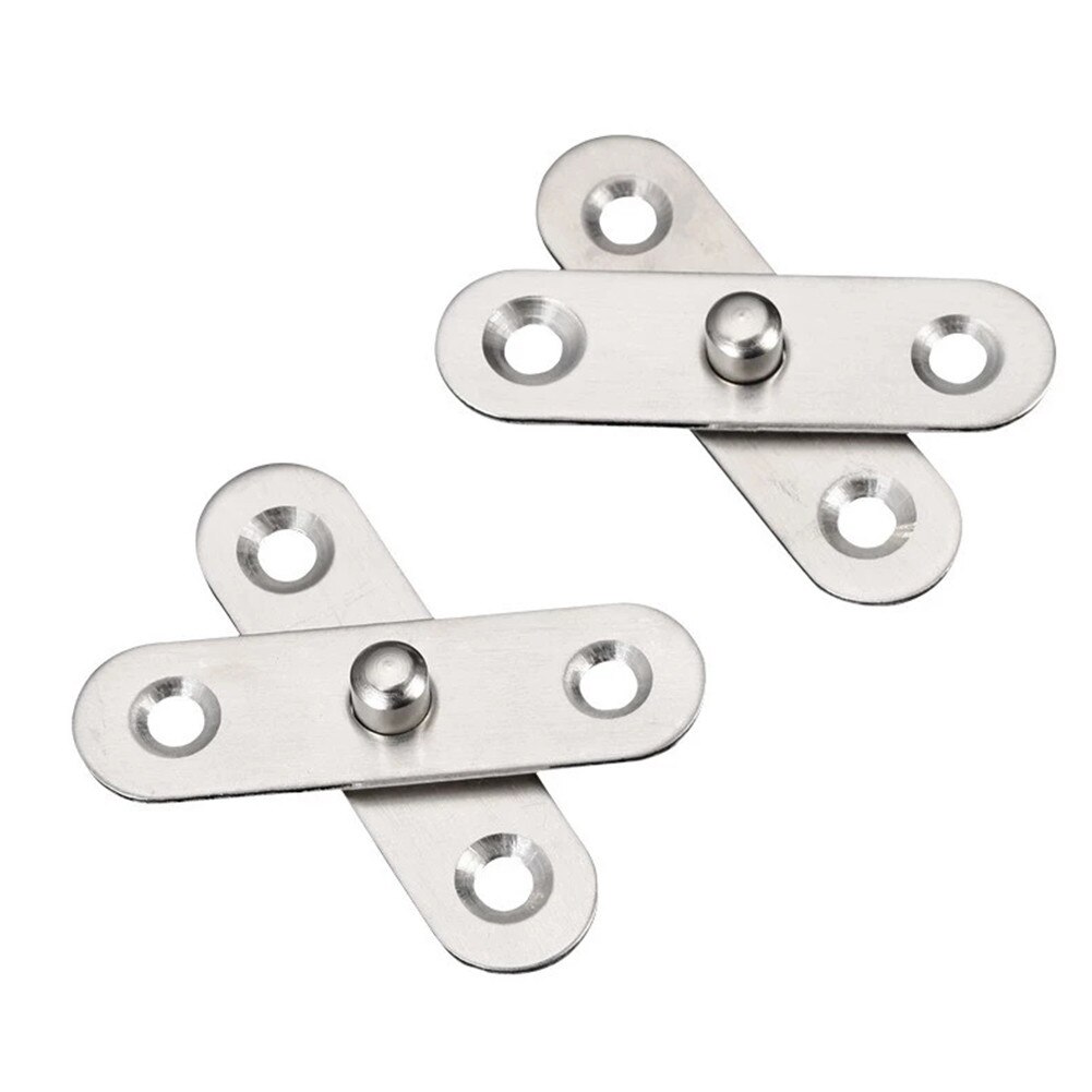 2 Pcs 360 Degree Rotating Door Pivot Hinge Tone Rotary Kitchen Cupboard Door Hinge Repair Kit Cabinet Hinge Repair Side Panels