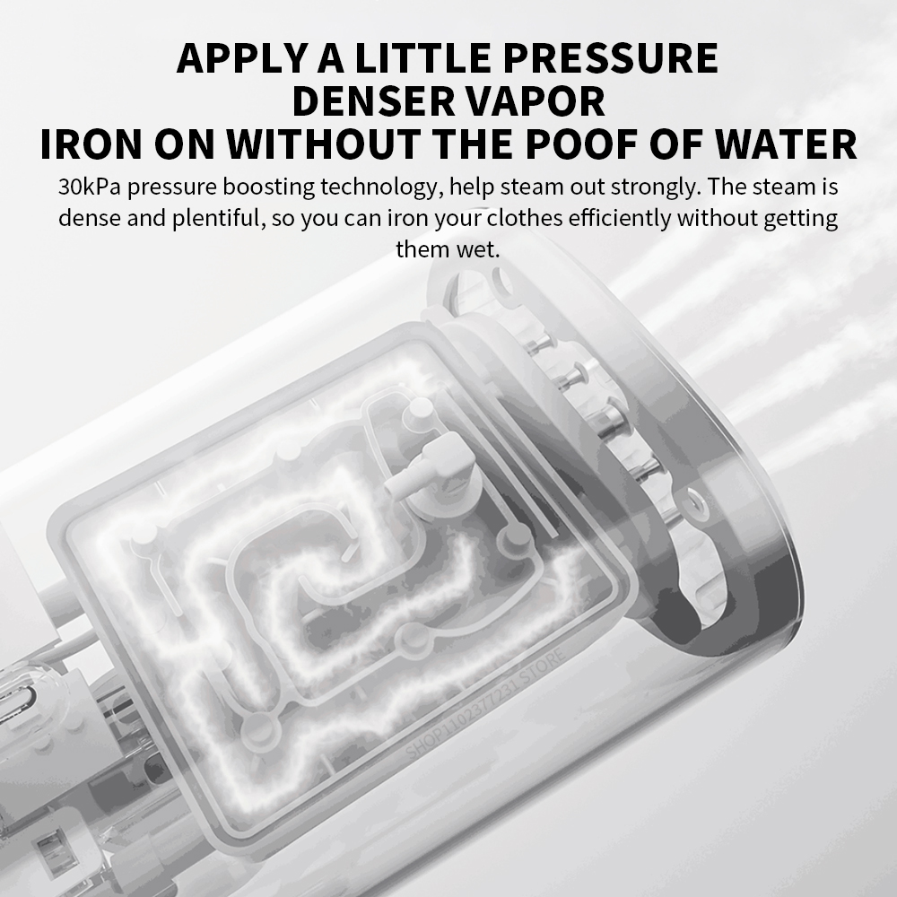 XIAOMI MIJIA défroisseur vapeur portatif 2 fer maison nettoyeur à vapeur électrique Portable pliable élimination des acariens Machine à repasser plate