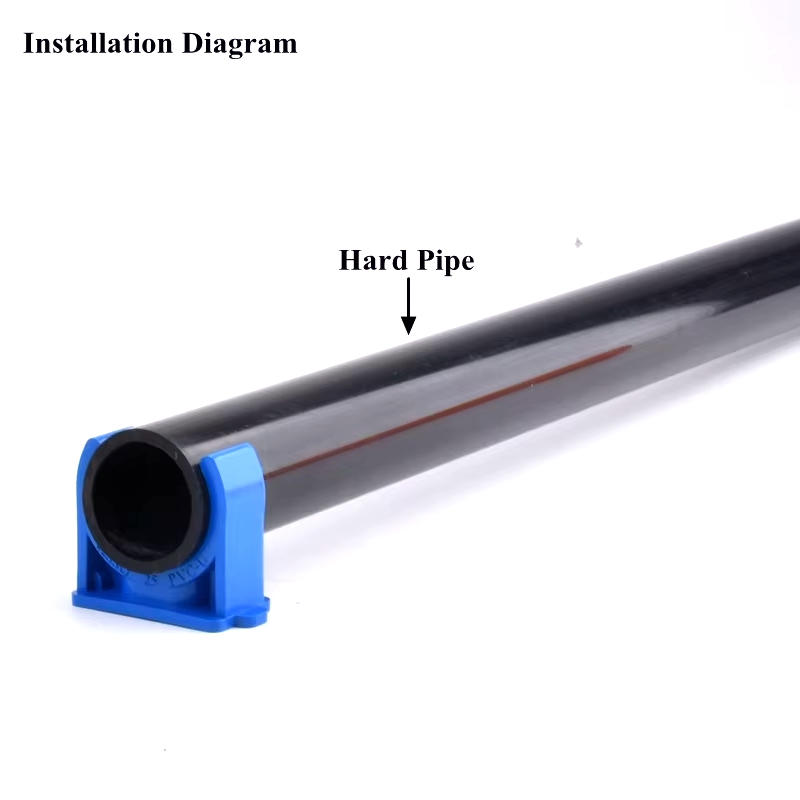 2~20 pcs 20-50mm PVC Pipe Clamp Garden Watering Irrigation Water Tube U Brace Retainer Aquarium Fish Tank Pipe Clip Fixing Joint