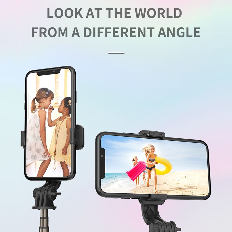 Roreta – mini perche bluetooth en alliage d'aluminium, monopode extensible avec obturateur et télécommande pour IOS et Android