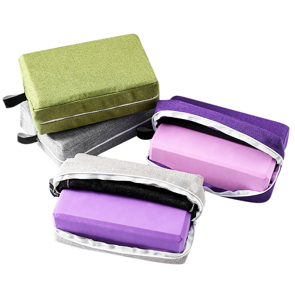 strecken Fitnessstudio ÜSpund Fitness Yoga matt Taschen Yoga Ziegel Tuch einstellen Praxis Ziegel Neue Yoga Liefert Yoga Block Taschen ролик массажный