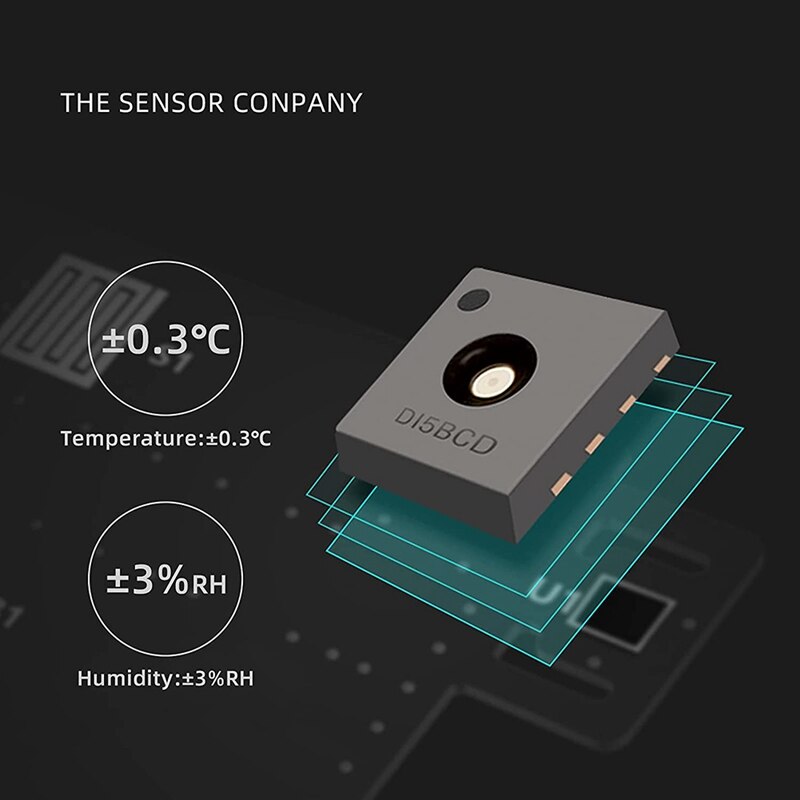 Digital Hygrometer Indoor Thermometer HD 3.5Inch Large LCD Screen, Thermometer For Home,Room Temperature Humidity Meter