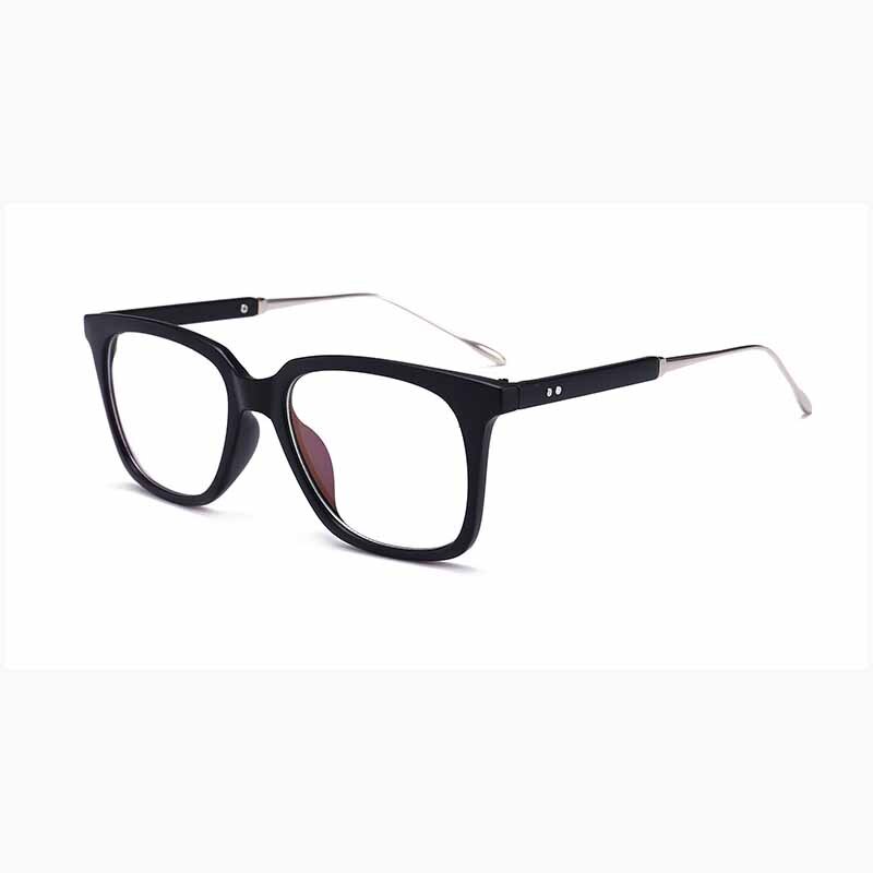 Gafas graduadas con montura cuadrada para hombre y mujer, anteojos con montura cuadrada, Retro, de leopardo, grandes, óptica: 6