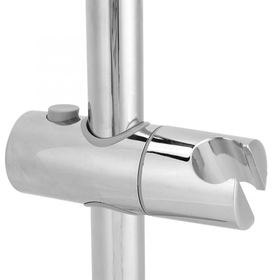 Lift type bruser skydestang holder med stang sæbeskål sugekop installer bruser skyder rustfrit stål