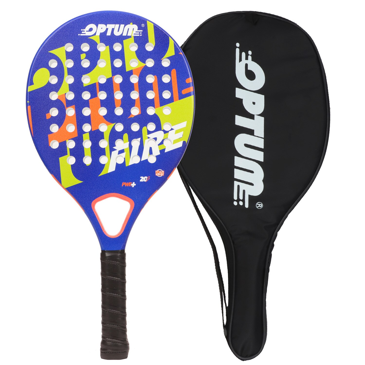 OPTUM Fire Carbon Fiber Junior Beach Tennis Racquet Light Racket For Young