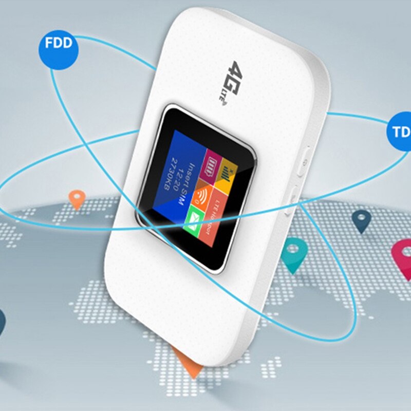 4g wifi router mini router 4g trådløs bærbar lomme wifi mobil hotspot bil wi-fi router