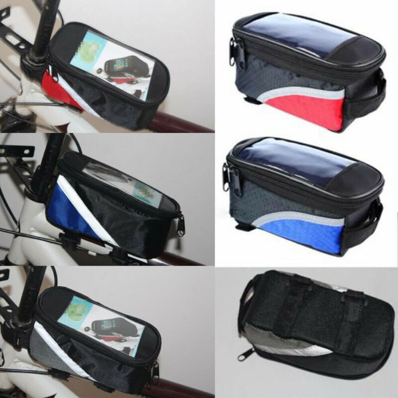 Waterdichte Fietsen Mountainbike Fiets Voorframe Pannier Tube Bag Voor Telefoon