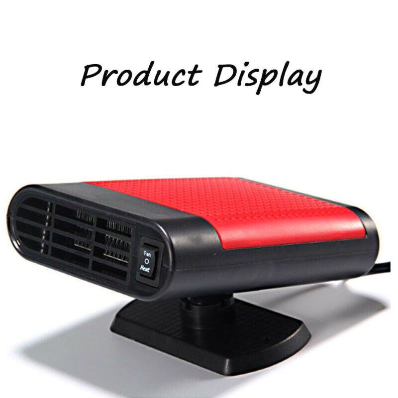 150W Heater Heating Cool Fan Defroster Demister Portable Ceramic Car Vehicle Heater