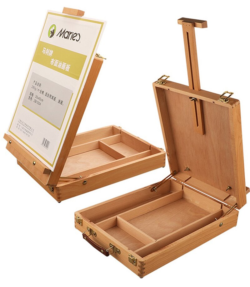 Drewniane sztalugi robić malowania szkic sztalugi stół kreślarski pudełko farby olejne akcesoria robić laptopa akcesoria robić malowania dla artysty dzieci