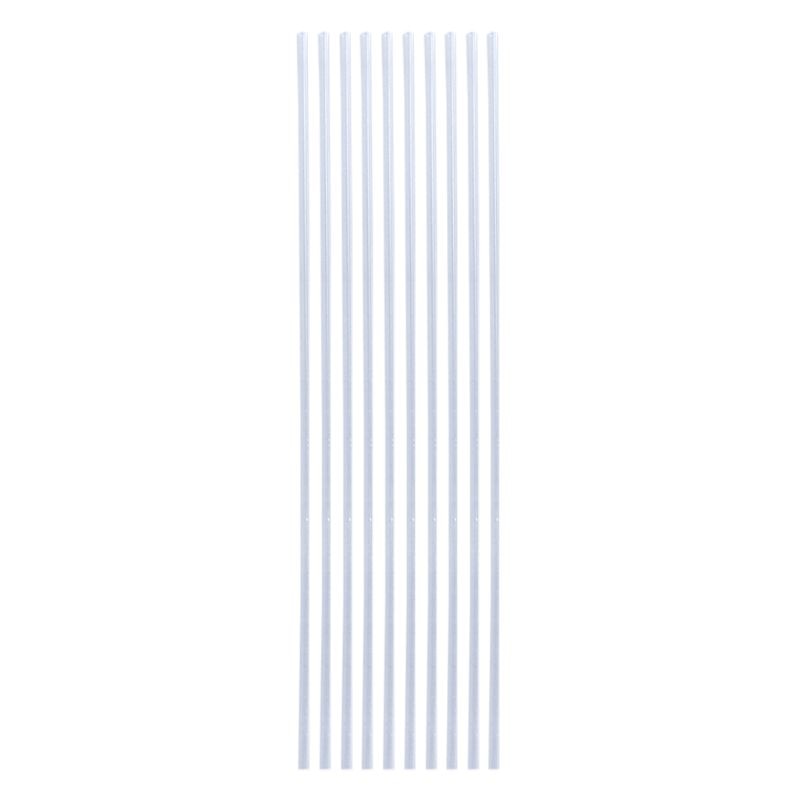 10 Pcs/Set Fishing Float Tail DIY Floats Hollow 0.8/1/1.2mm Inner Diameter Thicken Tackle Tube Transparent Rigging Accessories