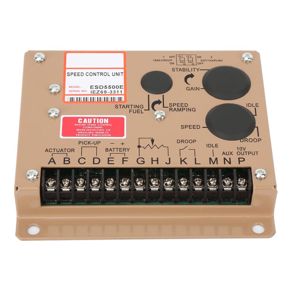 ESD5500E Generator Speed Controller Electronic Engine Speed Controller Governor Generator Controller Panel 1KHz ~ 7.5KHz
