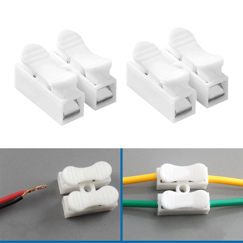 Cable Wire Connector Push Quick Wire Cable Connector Spring Clamp Terminal for Lighting and Automotive Wiring Electricity