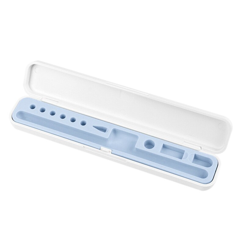 Storage Box for Apple Pencil,Multifunctional Portable Hard Cover Portable Case for Apple Pencil1/2: Light blue