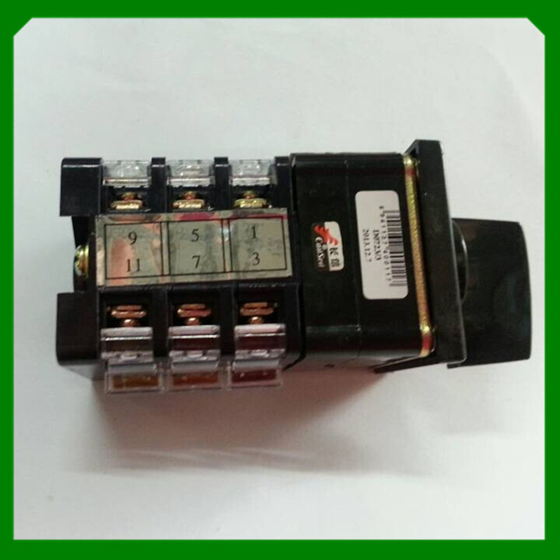 20A DIN Rail Mounted Universal Conversion Selector LW26-20/2 Two Poles Rotation Selection Control Circuit Cam Switch