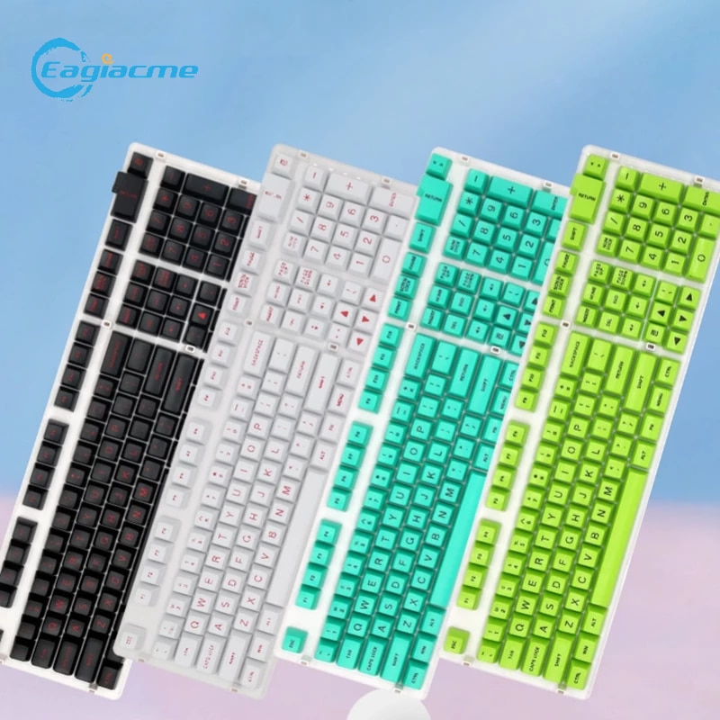 108pcs SA Spherical ABS Keycap For Mechanical Gaming Keyboard Double Color Injection Blg Font For Blue/Red/Brown/Black Switch
