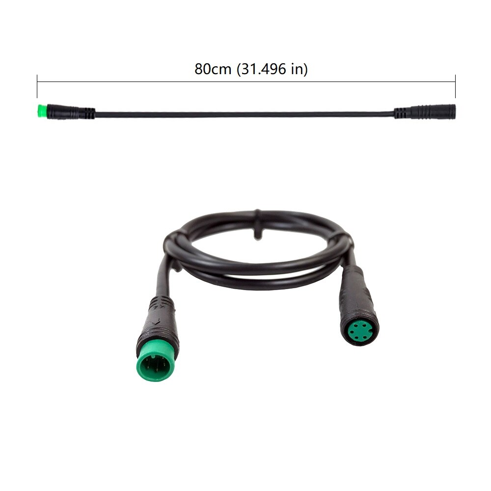 RICETOO Julet 2/3/4/5 Pin Conversion Line Waterproof Extension Cable Wire for Throttle Display Ebrake Light Ebike Parts