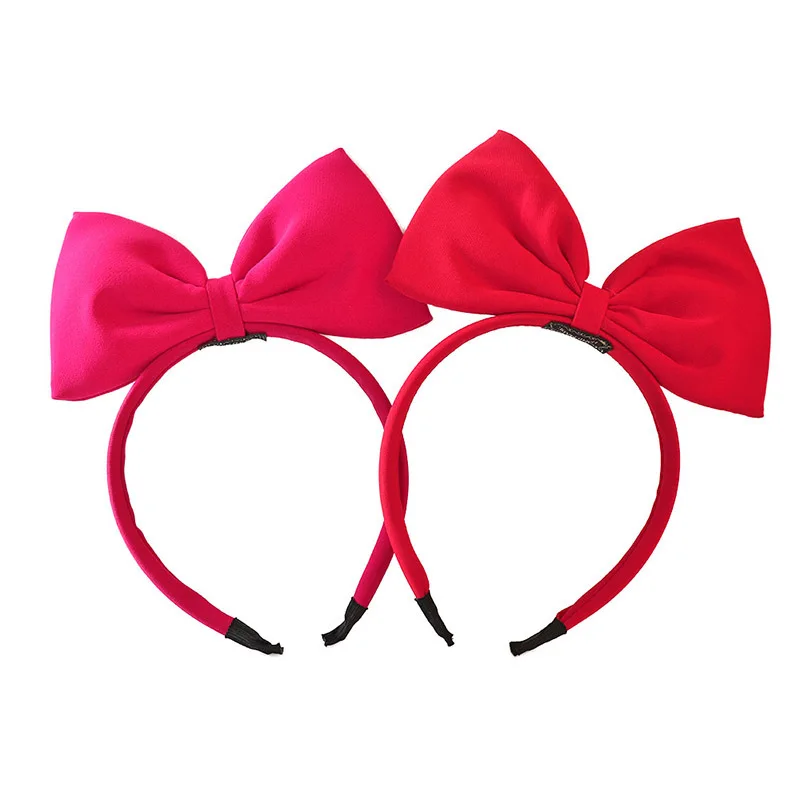 Cute Big Bow Hairband Soft Elastic Bowknot Headband for Girls Hair Accessories Party and Cosplay