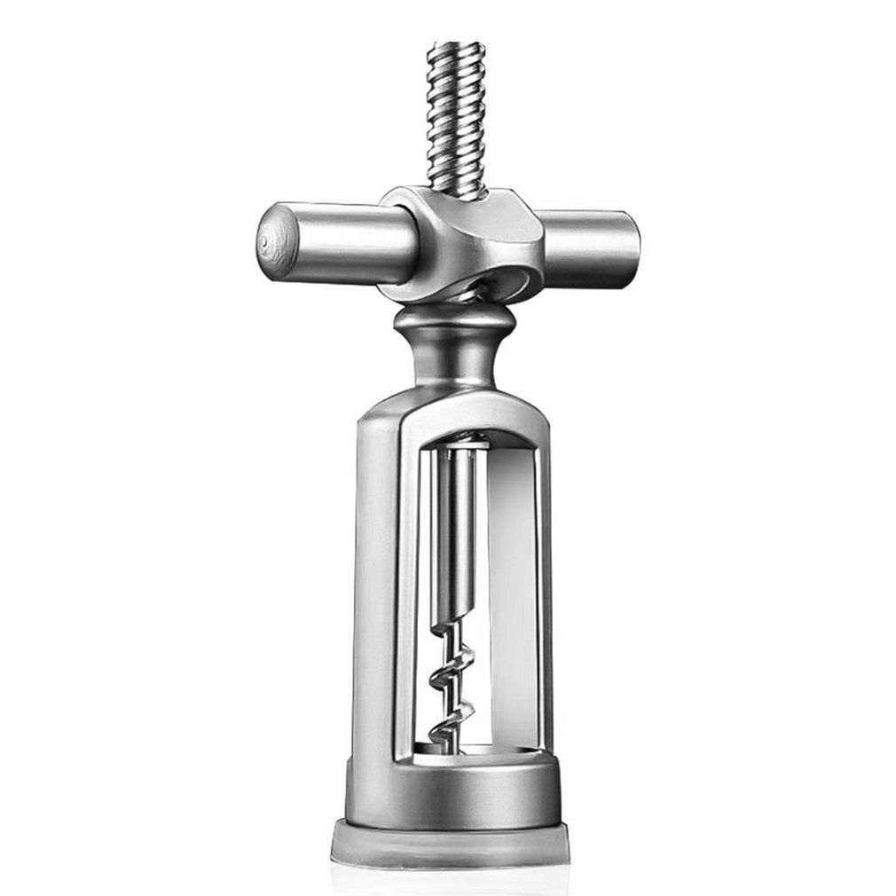Wine Corkscrew Wine Opener Stainless Steel Wine Opener Handheld Retro Style Potable For Restaurants Bars Wine Cellars