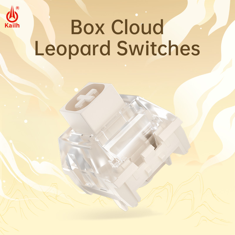 Przełącznik klawiatury Kailh BOX Cloud Leopard Klawiatura mechaniczna 5-pinowy przełącznik kliknięcia do gier DIY