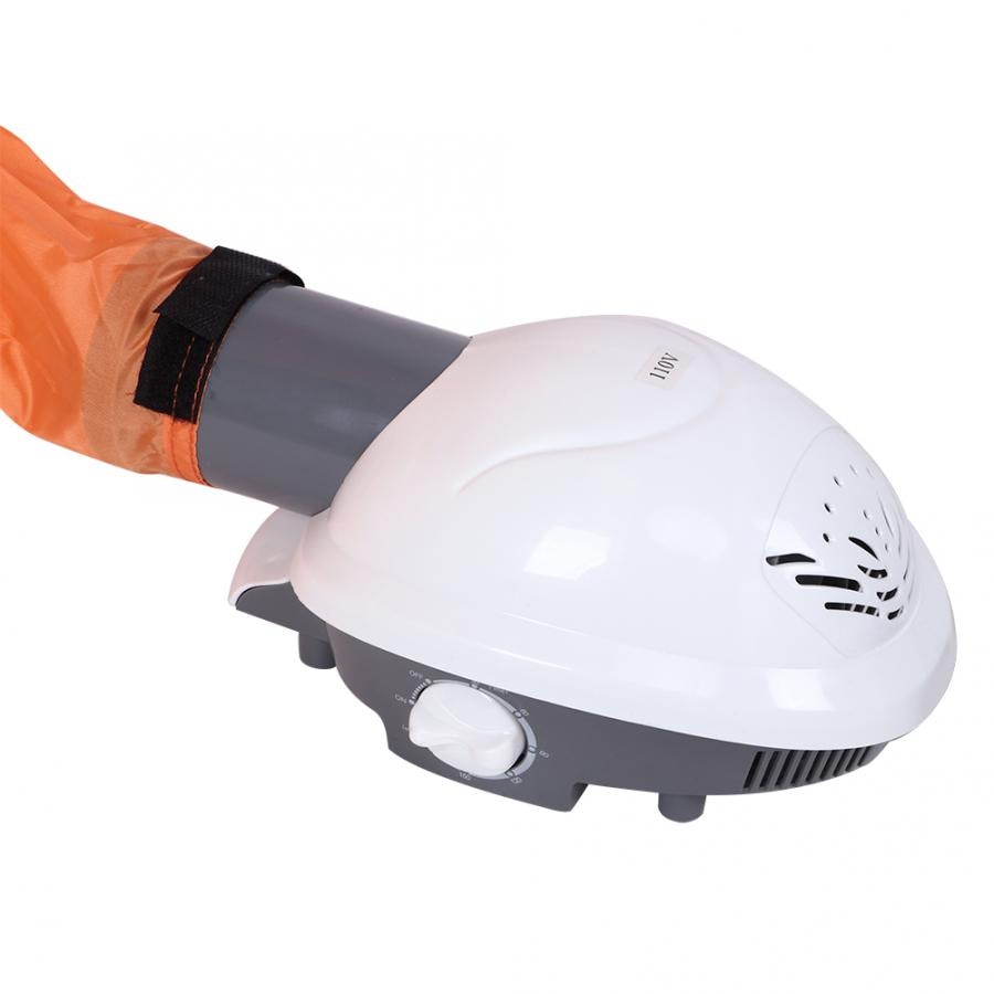 800W Portable Household Clothes Drying Bag Mini Folding Electric Dryer Machine Orange