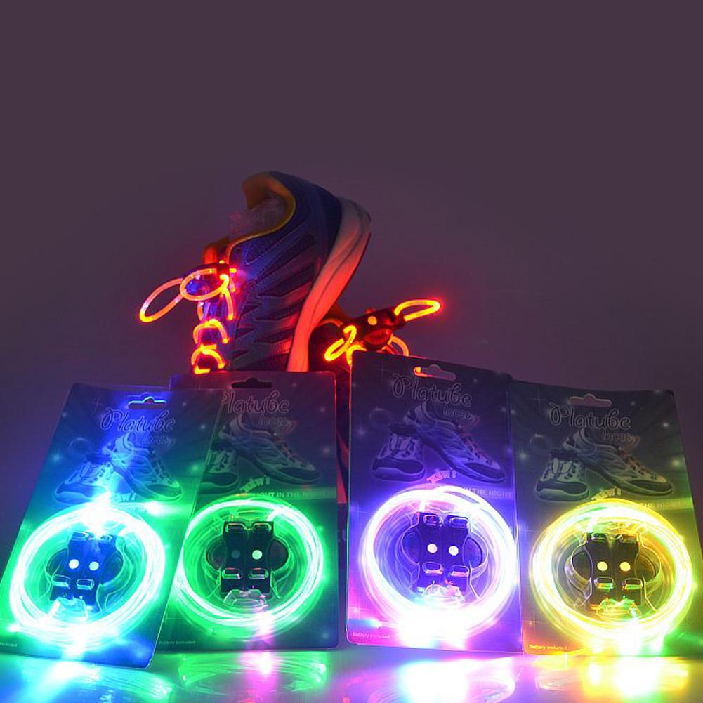 1Pcs Neon Led Light Veters Schoenen Band Glow Stick Lichtgevende Schoenveter Accessoires Feestartikelen Multi-Kleur
