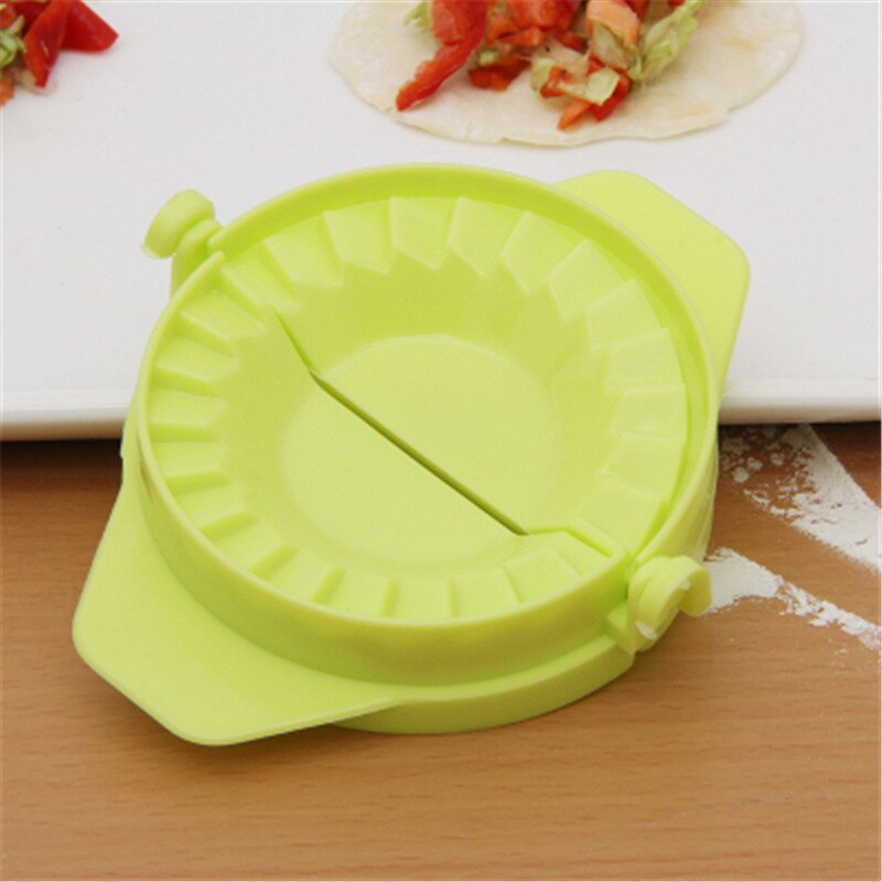 Dumplings Tool Keuken Accessoires Jiaozi Maker Apparaat Keuken Gadgets Covenient Dumplings Mold Gebruik Voor Maken Knoedel: Groen