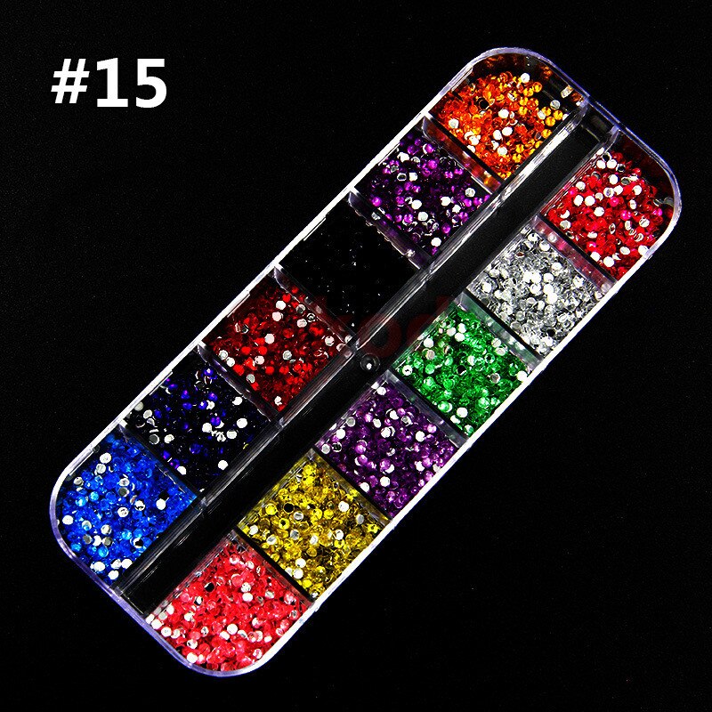 12pcs DIY Sequins Slice Addition for Slimes Supplies Slide Charms Kits Polymer Clear Slimes Accessories Putty Clay Nail Art: 12pcs toys 15