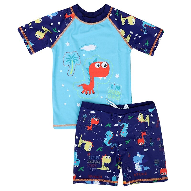 Children Boy Swimsuit Swimming Dinsour Kids Kids Swimwear For Boy Swimsuit Kids Boys Quick drying Wet-suit