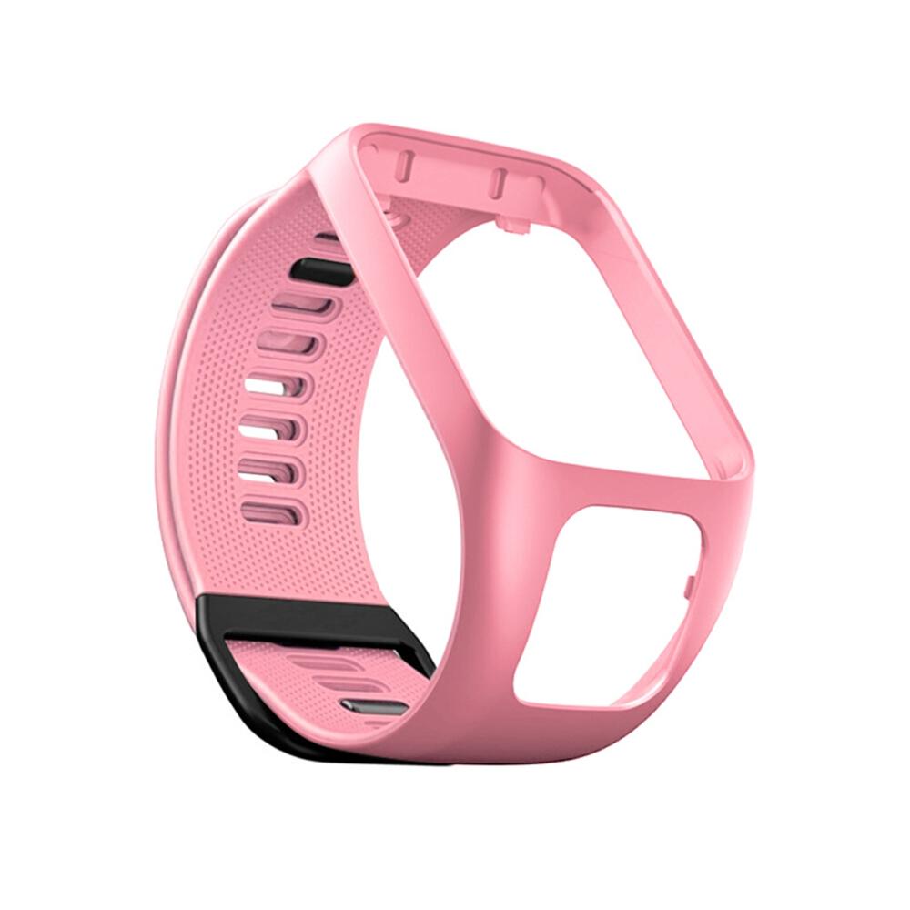 De silicona de correa de reloj correa para TomTom Runner 2 3 chispa 3 GPS reloj deportivo Tom 2 serie 3 de banda inteligente: Rosa