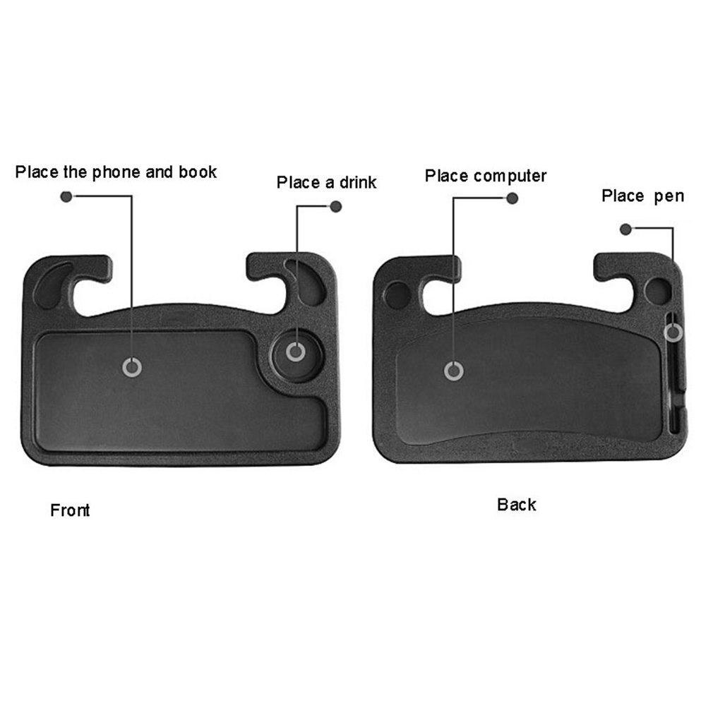 Multi-functional Car Laptop Stand Notebook Desk Steering Wheel Tray Table Food Drink Holder Car Card Table Computer Car Interior