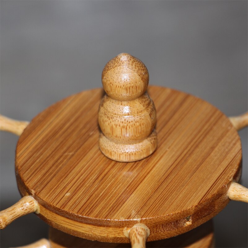 Creatieve Pen Opknoping Kalligrafieborstel Pen Stand Bamboe Schijf Ronde Pen Houder Chinese Schilderkunst Borstel Houder 11 Hangers Pen Stand