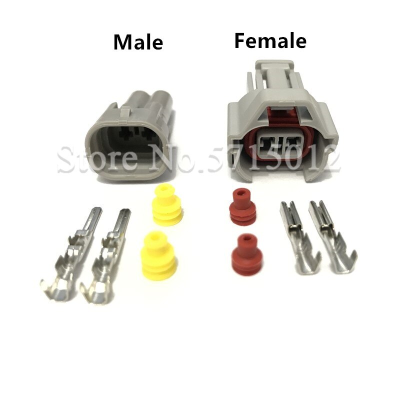 Sumitomo 2 Pin way male female Nippon Denso fuel injector wire connector 6189-0060 6180-2405
