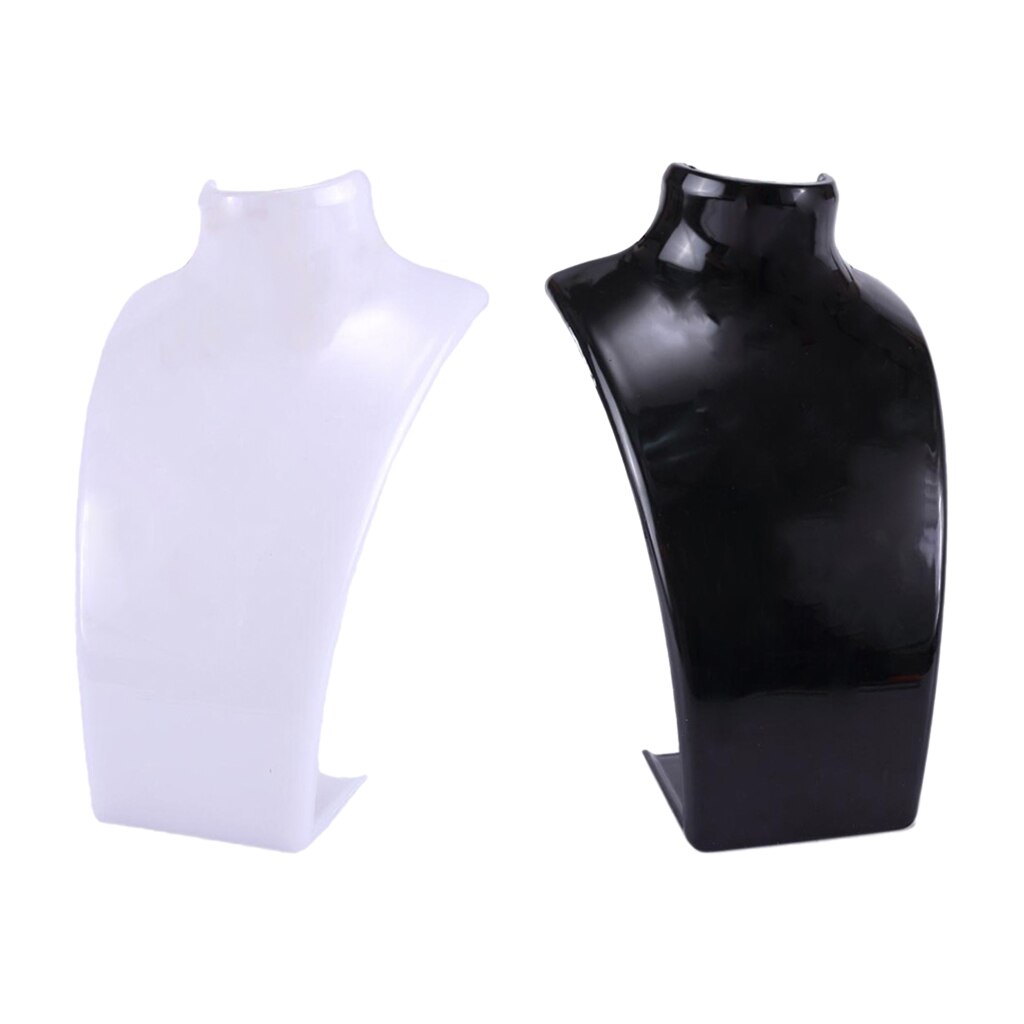 2Pc Ketting Stand, Vrouwen Mannequin Buste Sieraden Display Organisatoren Plank Houder