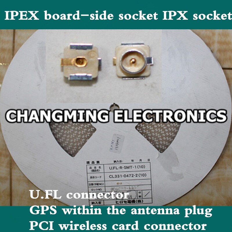 IPEX board-side socket/IPX socket/GPS binnen de antenne plug/PCI draadloze kaart connector/U. FL connector ) 50 STKS