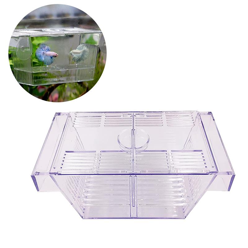Aquarium Kleine Bak Fokken Doos Transparant Acryl Aquarium Fokken Isolatie Doos Aquarium Broederij Incubator Houder