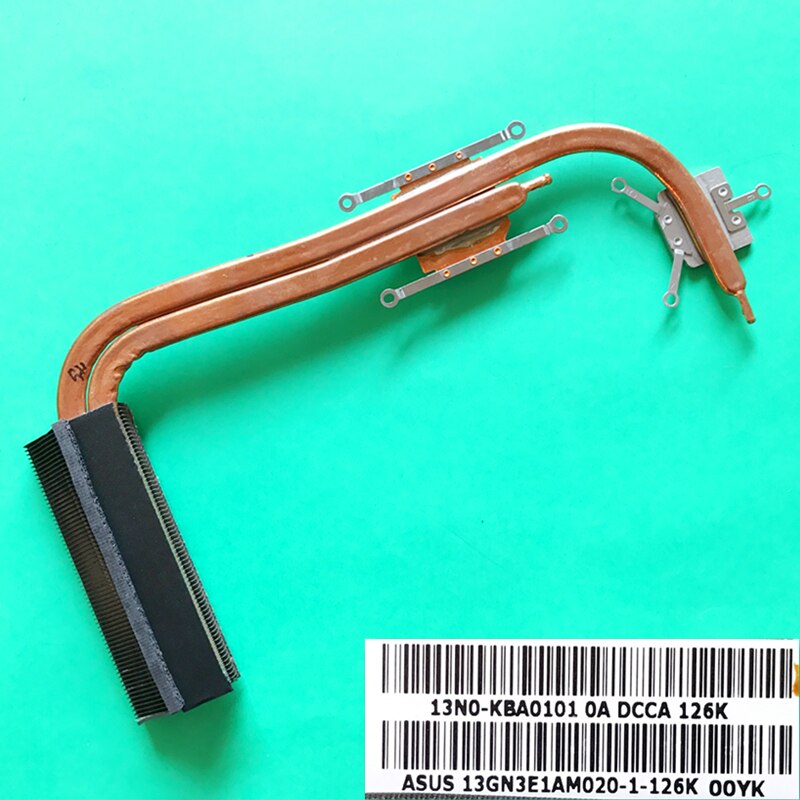 Disipador de calor para ventilador de CPU, módulo de tubo de cobre para Asus K53SD, KSB06105HB-AL10, KSB06105HB-AL10, KSB06105HB, AL10,